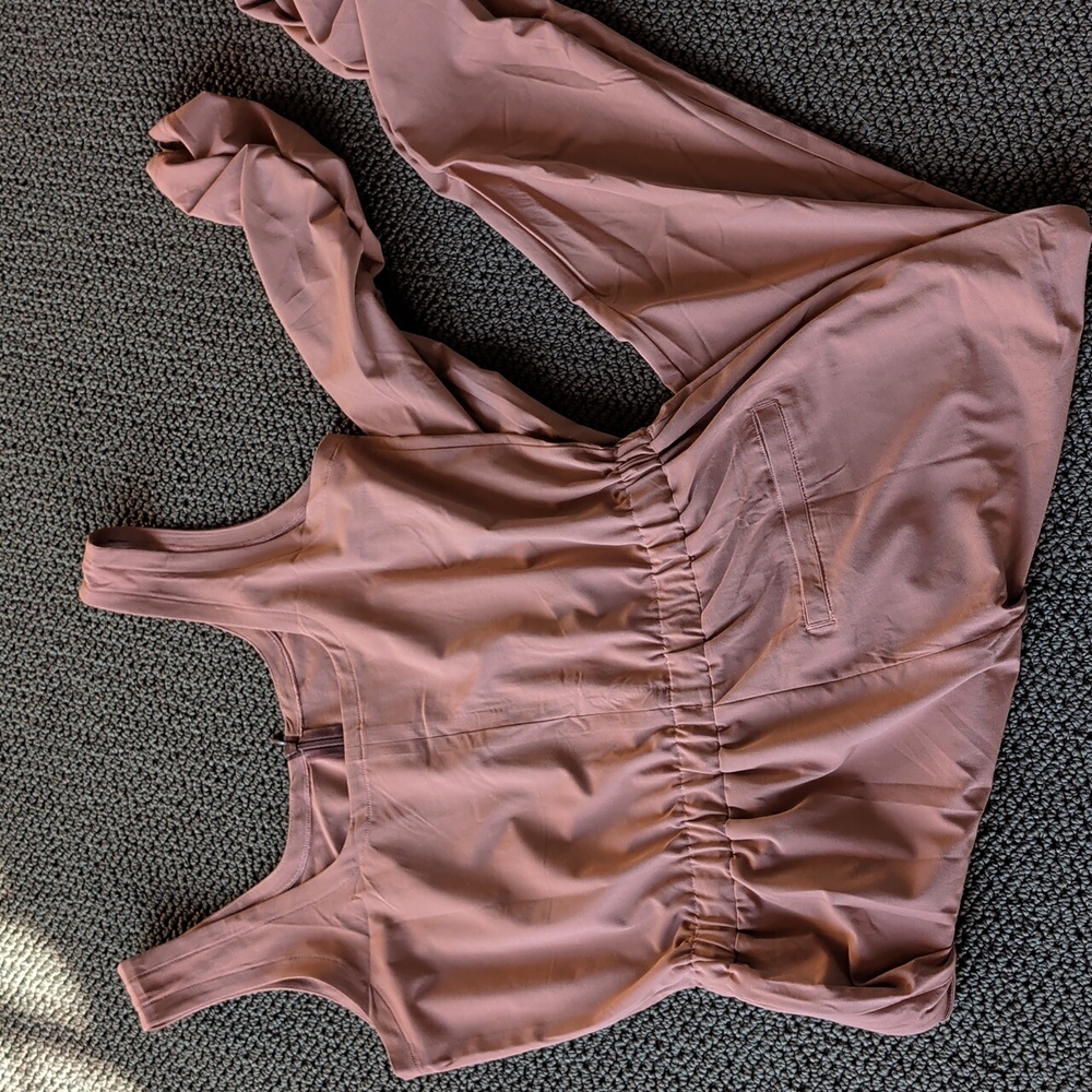 Prana Railay Jumpsuit Gathered Waist Ruched Bottom Leg Small NWoT - Picture 7 of 7